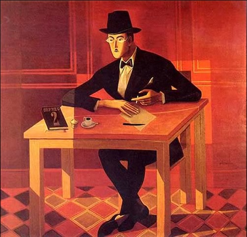 Almada Negreiros - Portrait of Fernando Pessoa, 1954